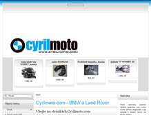 Tablet Screenshot of cyrilmoto.com